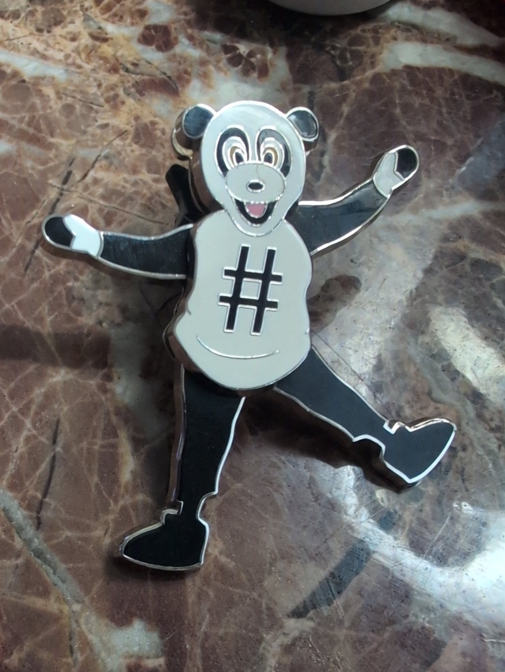 "Hashtag # the Panda" Enamel Pin
